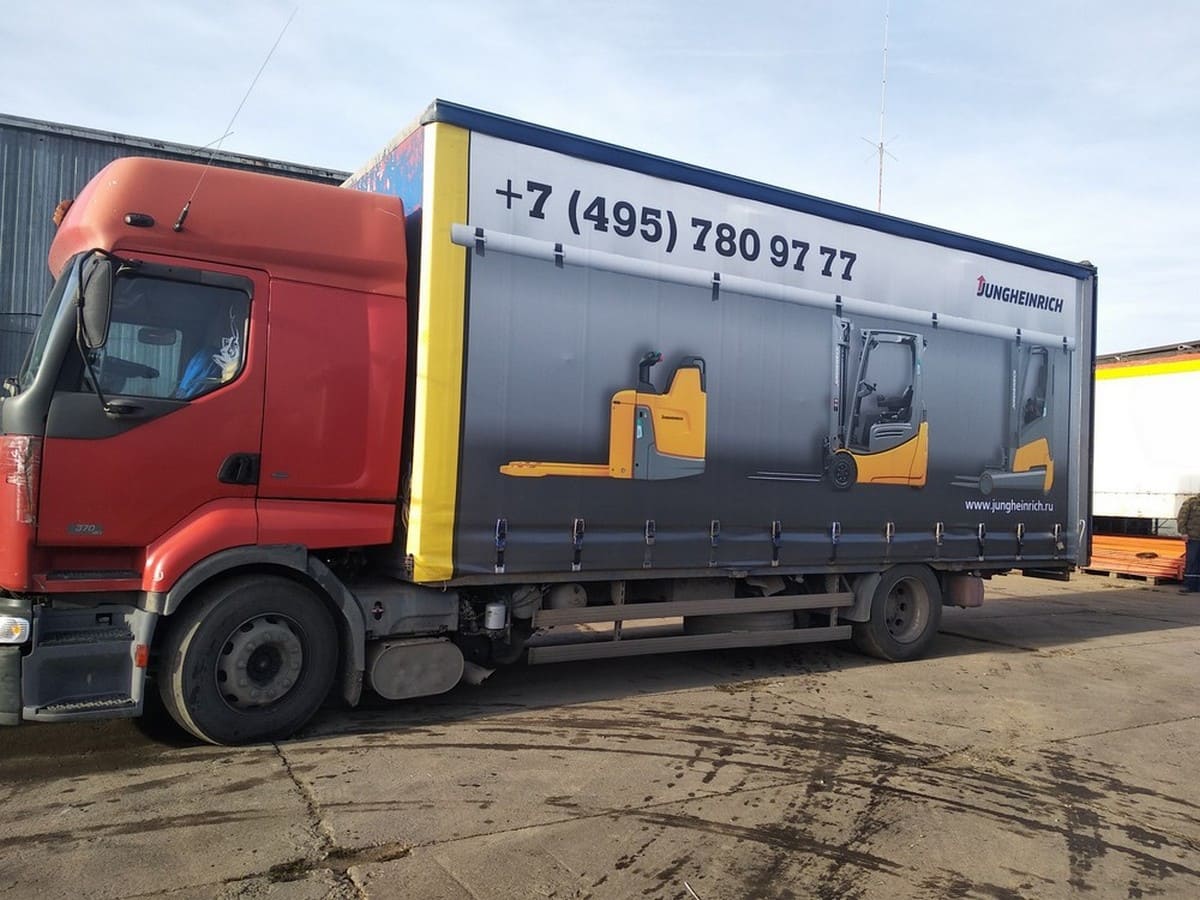 Изготовление тента с рекламой