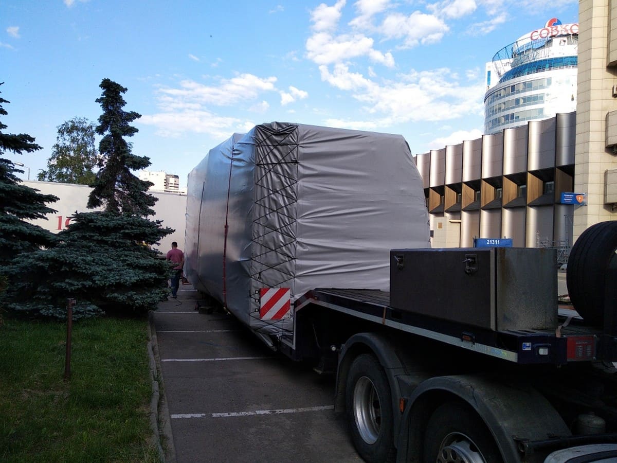 Изготовление тента на крупногабаритные грузы