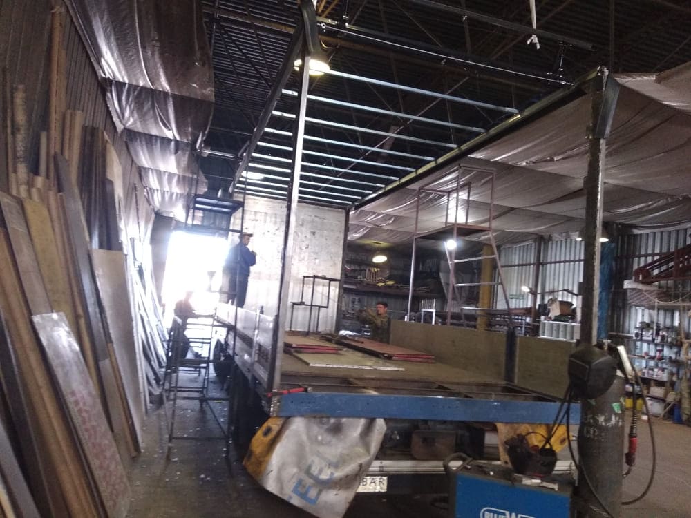 Каркас на грузовик Каркас на грузовик со сдвижным механизмом