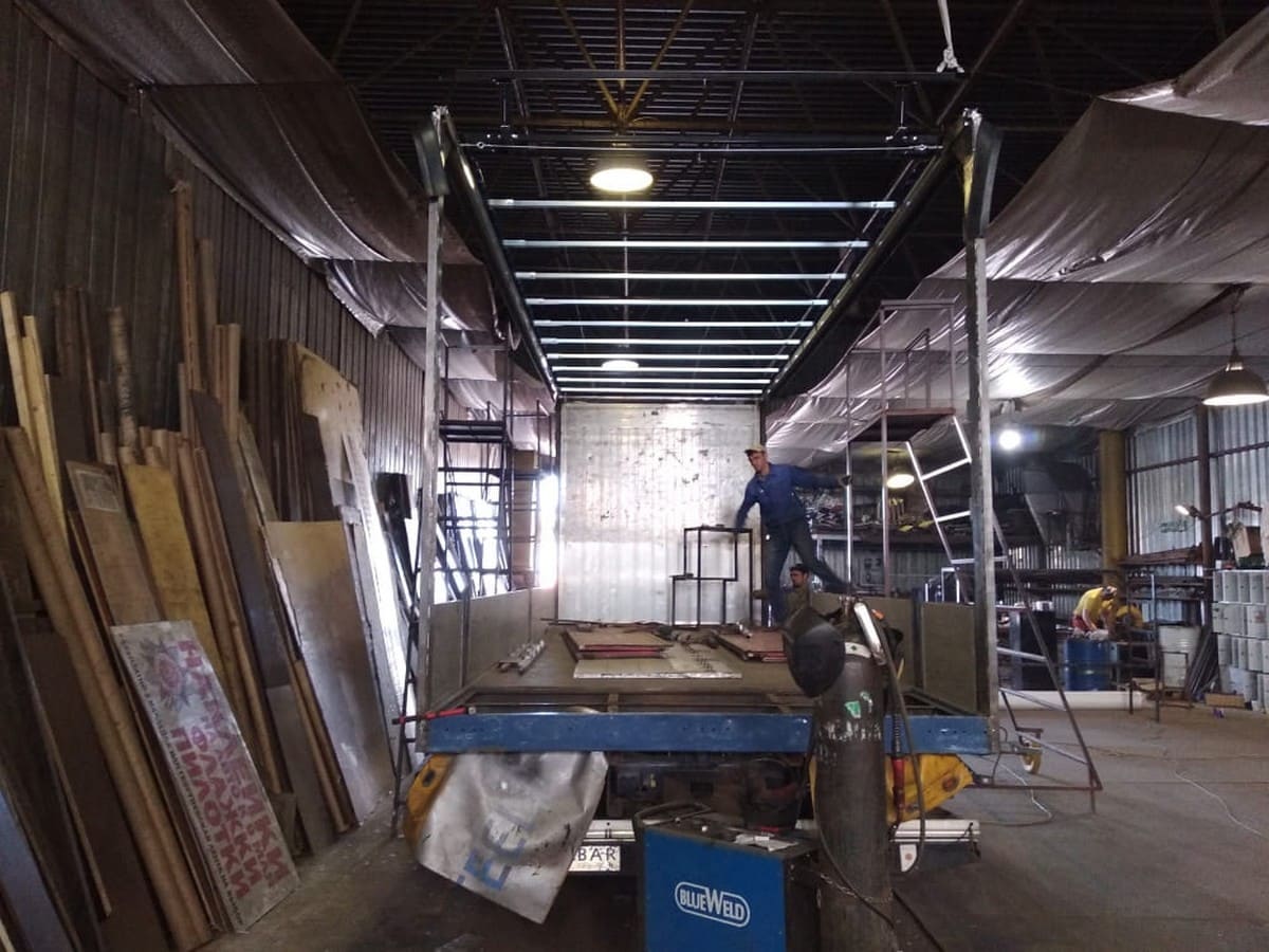 Каркас на грузовик Каркас на грузовик под сдвижной тент